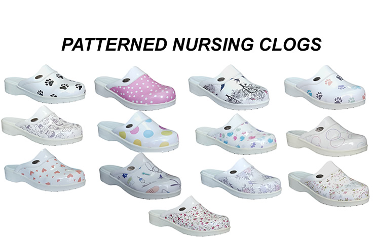pink nurse clogs